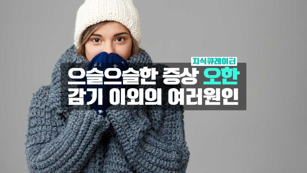 으슬으슬 오한의 여러가지 원인