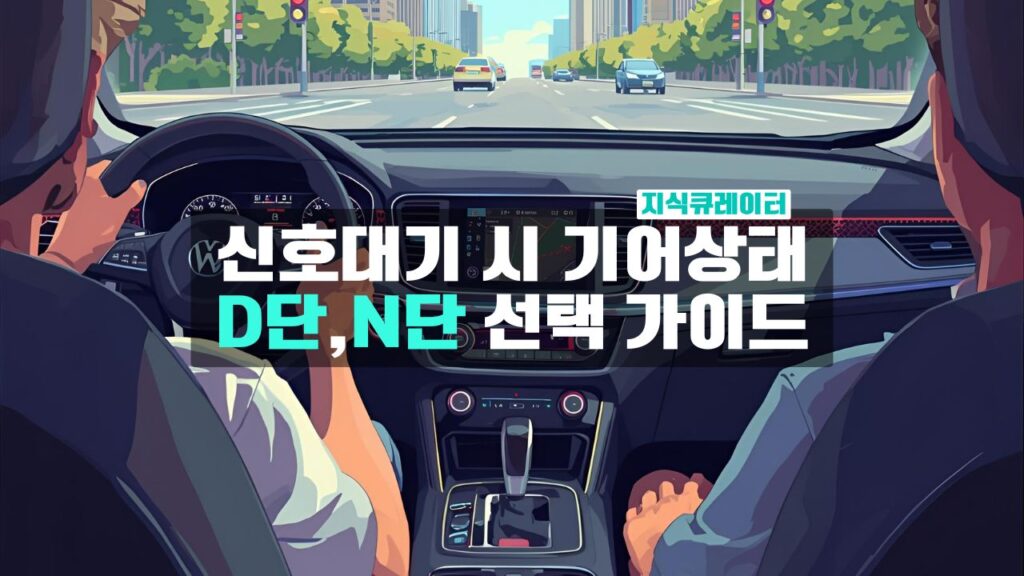 신호대기 기어선택 가이드